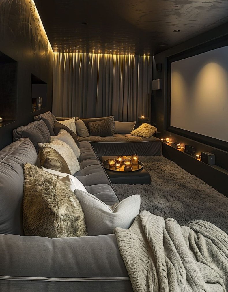 Furnished Home Theater